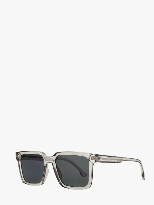 Grau gerahmte Sonnenbrille