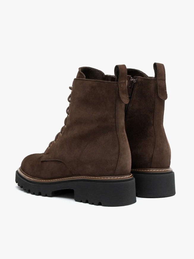 Dark brown women’s Ryłko boots – city hikers