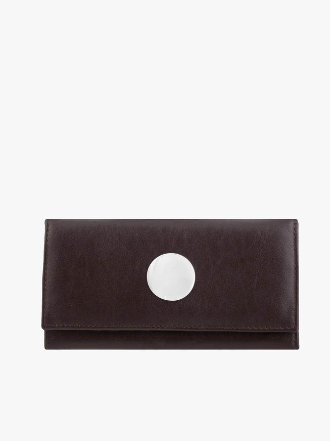 Bordowy portfel damski
