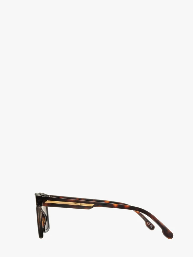 Herren-Sonnenbrille mit braunem Gestell