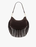 Braune Boho-Handtasche mit Quasten