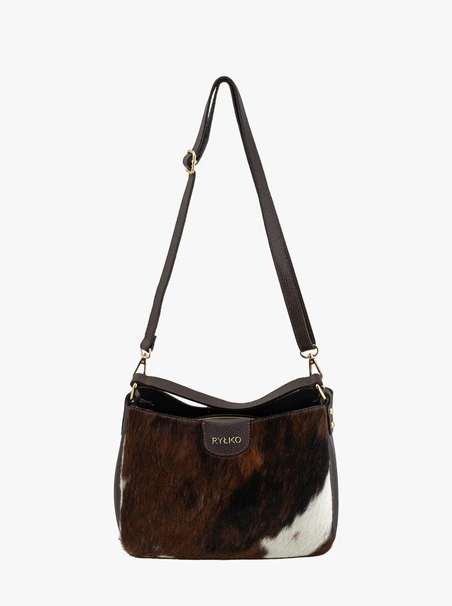 Handtasche für Frauen aus Kuhflicken