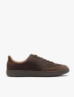 Braune halbe Sportschuhe mit flacher Sohle