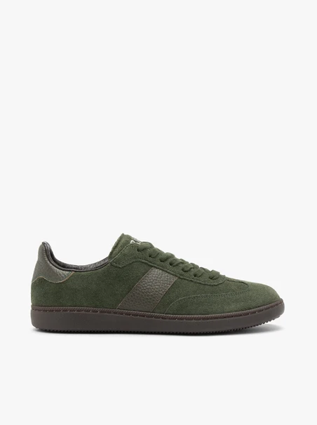 Grüne Freizeithalbschuhe