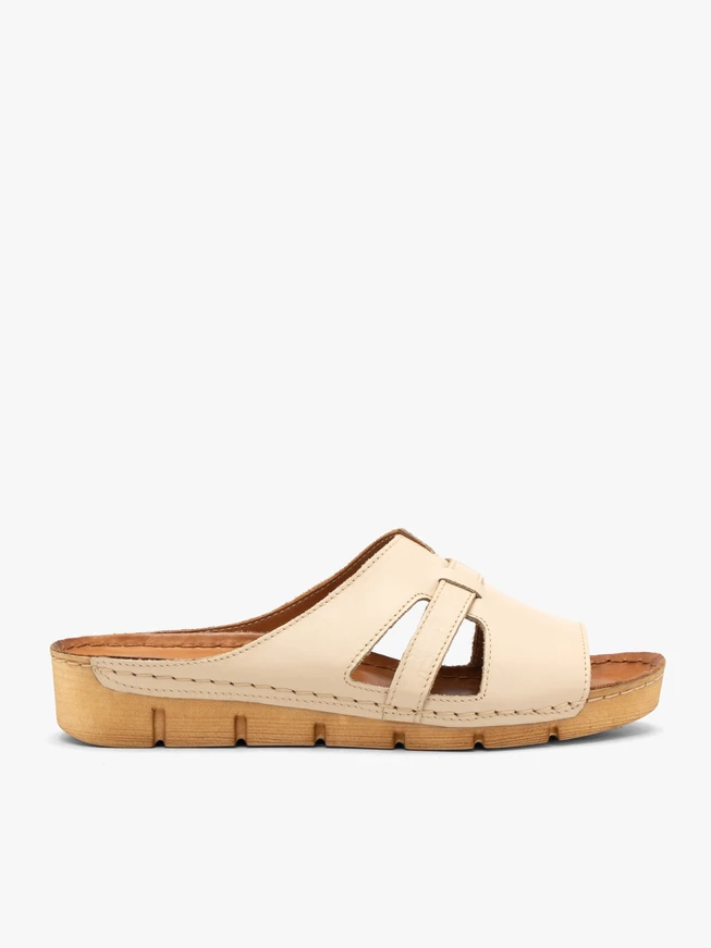 Cream platform slides
