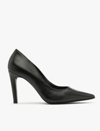 Schwarze hochhackige Pumps
