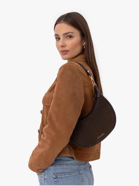 Czekoladowa torebka damska elegancka