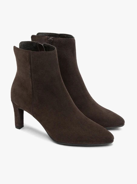 Dunkelbraune Stiletto-Stiefel