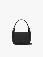 Schwarze elegante mittlere Handtasche