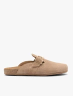 Sand-colored women’s mules