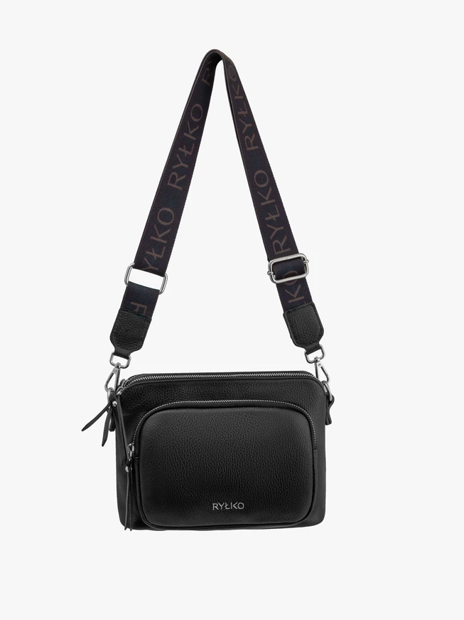 Schwarze kleine Posttasche