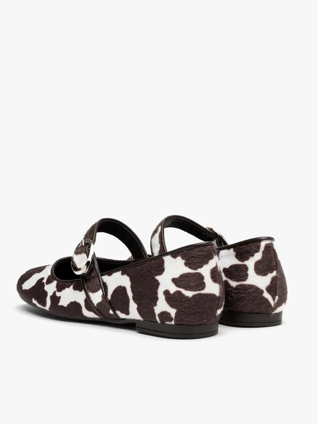 Damen-Ballerinas aus Kuhfladen