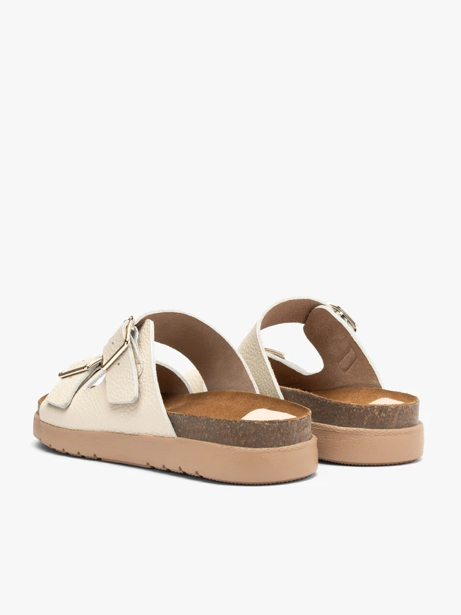 Cremefarbene Damen-Flip-Flops