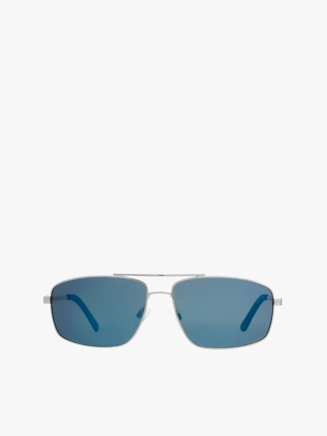 Herren-Sonnenbrille mit Silberrand