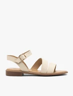 Cremefarbene Damen-Sandalen