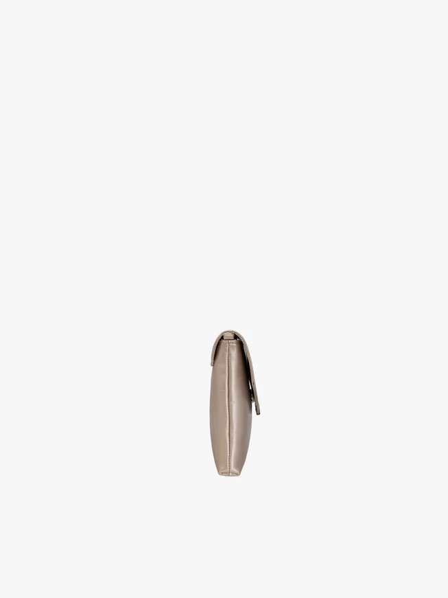 Clutch-Tasche aus Platinleder