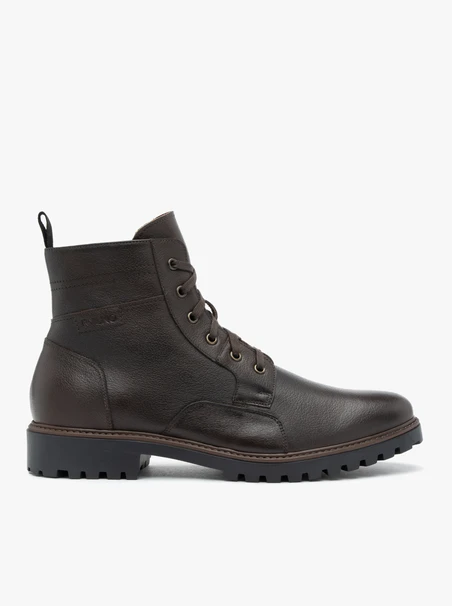 Braune Vollnarbenlederstiefel