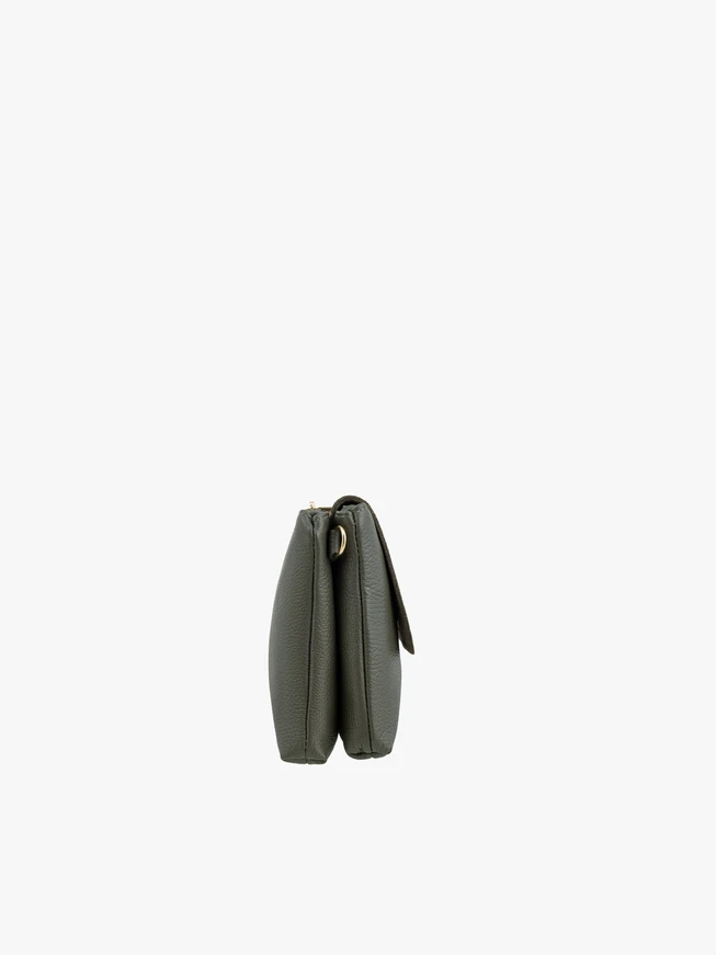 Kleine Handtasche in Olive