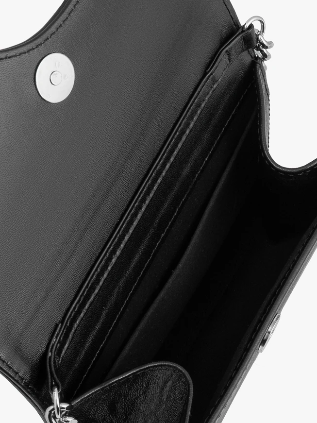 Schwarze Damen-Clutch-Tasche