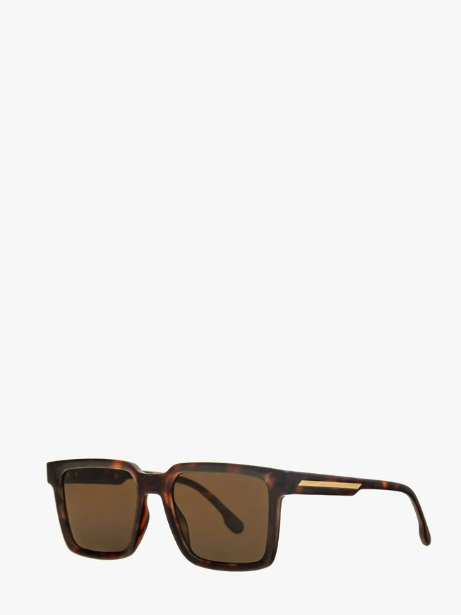 Herren-Sonnenbrille mit braunem Gestell