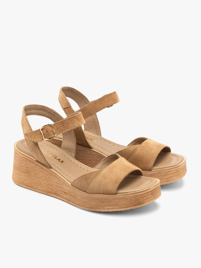 Rote Damen-Sandalen