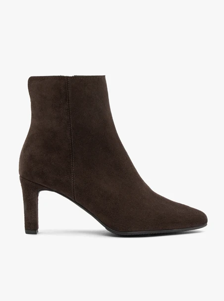Dunkelbraune Stiletto-Stiefel