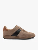 Sandfarbene Sporthalbschuhe zum Schnüren