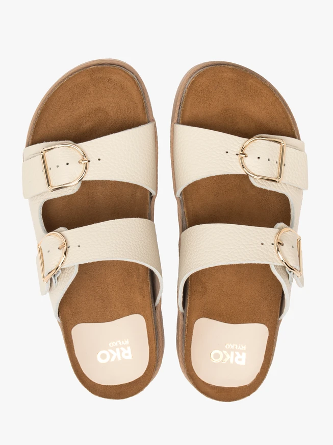 Cremefarbene Damen-Flip-Flops
