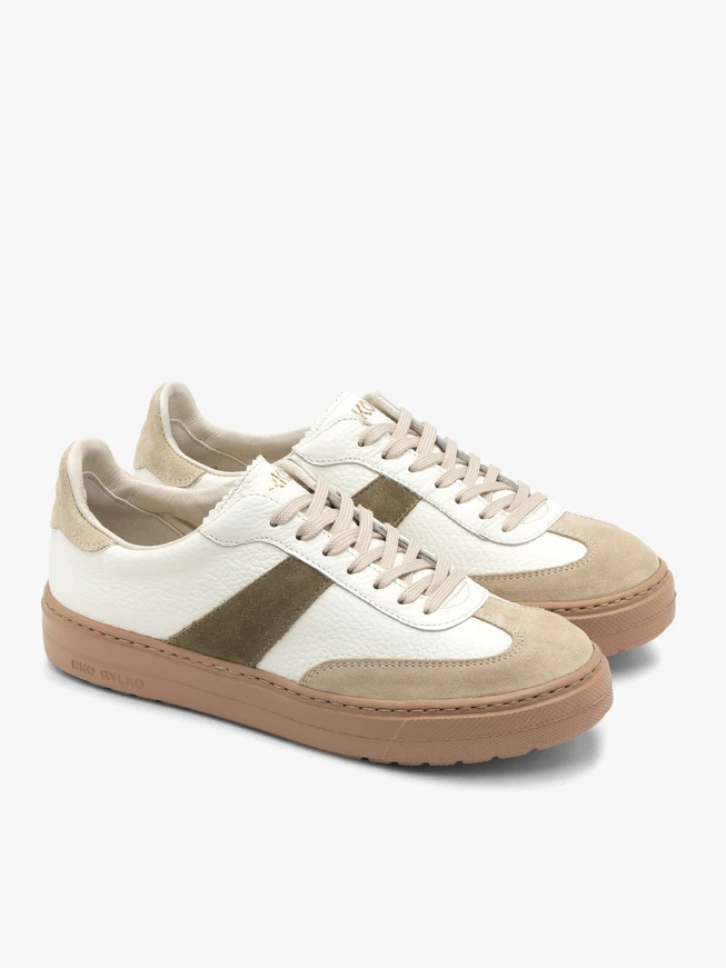 Damen beige sportliche Halbschuhe