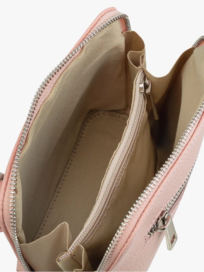 Hellrosa kleine Damenhandtasche