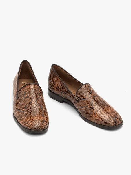 Damen Mokassins mit Tiermotiv