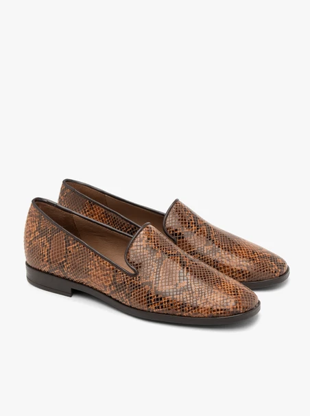 Damen Mokassins mit Tiermotiv