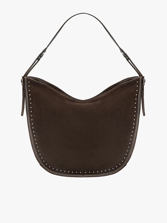 Weiche Shopper-Tasche für Frauen in Schokolade