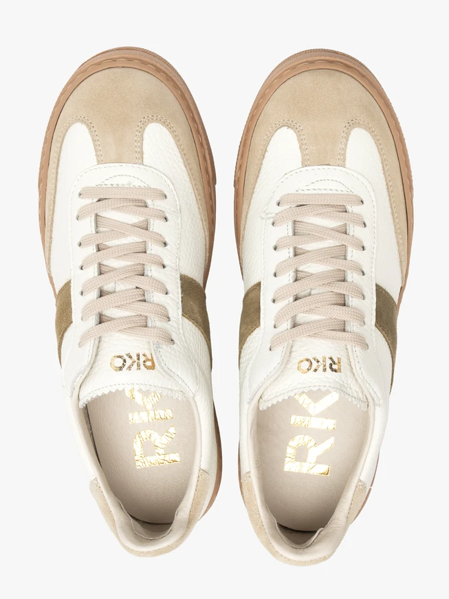 Damen beige sportliche Halbschuhe