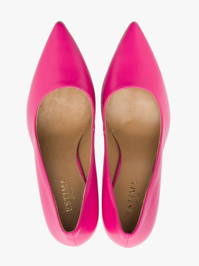 Rosa hochhackige Pumps