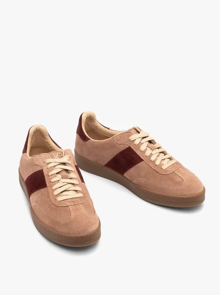 Powder pink women's sports half shoes