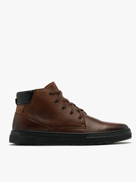 Brauner Herren Bootie
