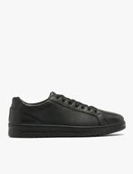 Schwarze halbe Sportschuhe