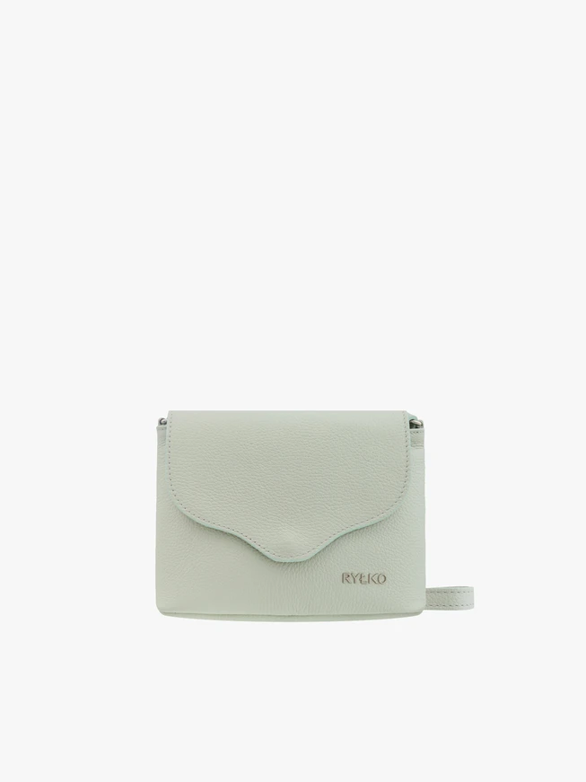 Kleine mintfarbene Handtasche für Frauen