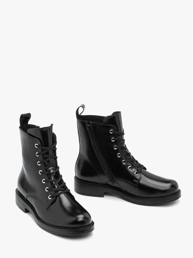 Black Women's Boots 3 cm RKO, Fleece Lined