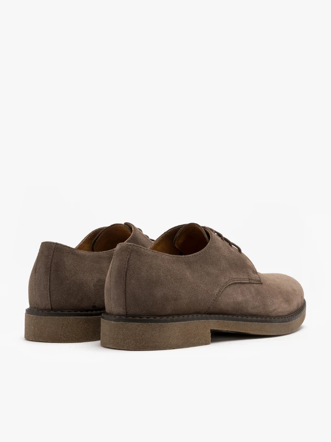 Grau-braune Herren-Halbschuhe