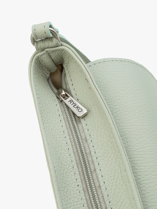 Kleine mintfarbene Handtasche für Frauen