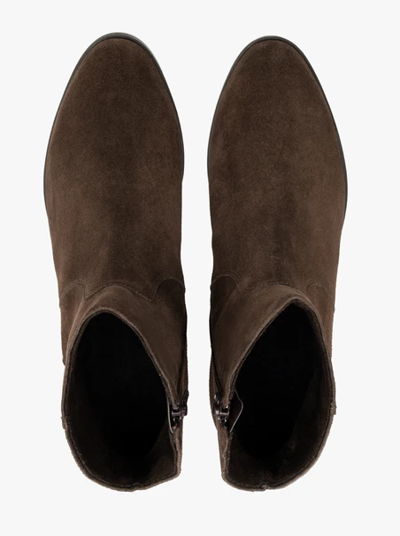 Braune kurze Cowboystiefel