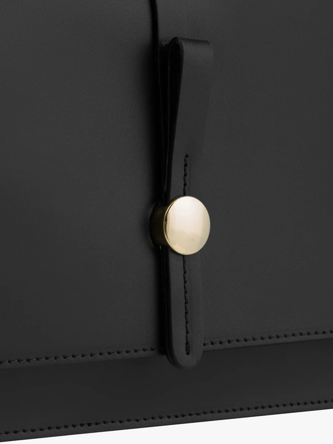 Black small women's handbag elegant