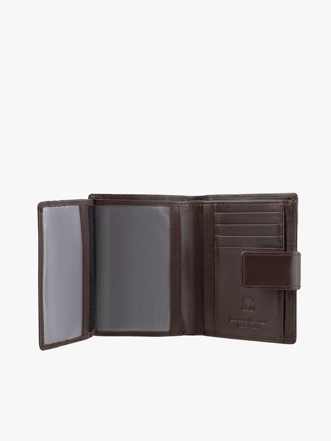 Brown leather men’s wallet