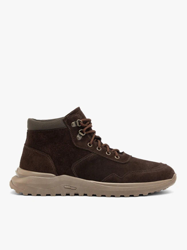 Dunkelbraune Herren-Sportstiefel