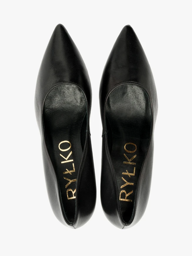 Schwarze Stiletto-Pumps