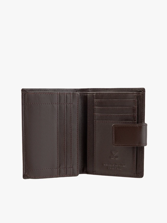 Brown leather men’s wallet