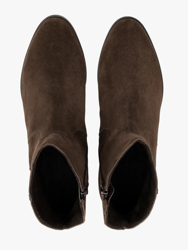 Braune kurze Cowboystiefel