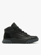 Black men’s boot with two-tone sole
